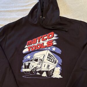 Matco Tools Black Hoodie Oversized Kangaroo Pocket Size XL